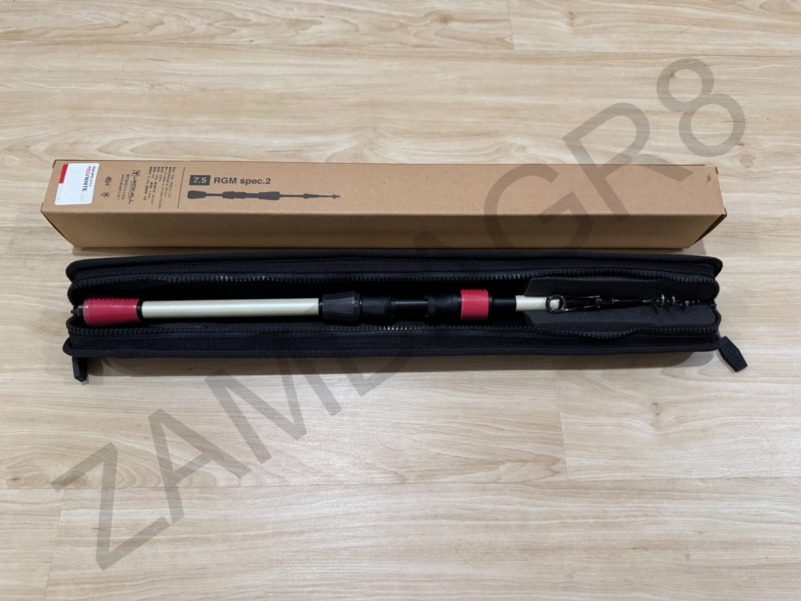 Jackall RGM spec.2 / 7.5 Red White Telescopic Spinning Rod - Ships from USA