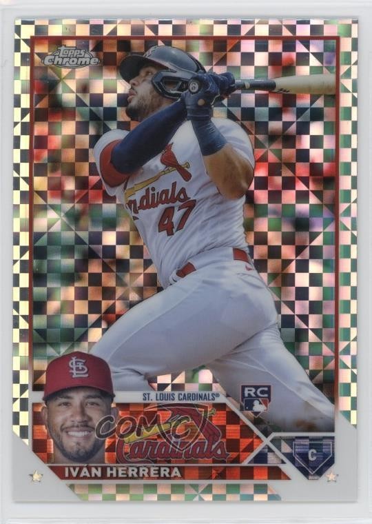 2023 Topps Chrome X-Fractor Ivan Herrera Iván Herrera #177 kk4