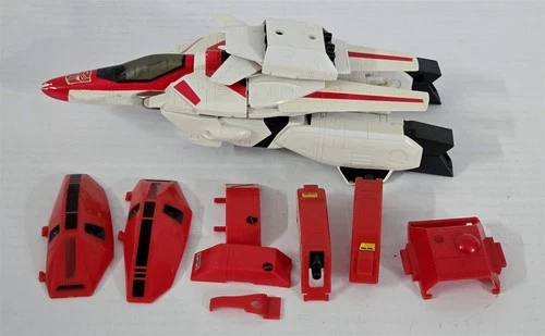 X-129 VINTAGE 1980'S HASBRO G1 TRANSFORMERS JETFIRE ACTION FIGURE