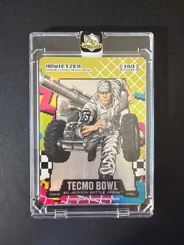 Howietzer Howie Long Tecmo Bowl Bo Jackson Battle Arena Rad 160 Steel RD549 Foil