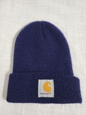 Carhartt Knit Beanie Navy infant/toddler Solid Pattern