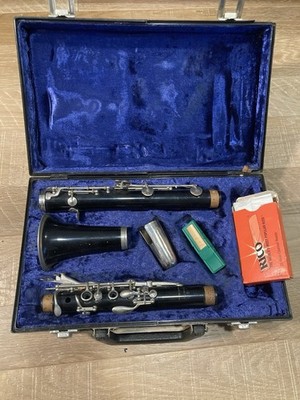 Vintage Evette Buffet Crampon Bb Clarinet W/ Hard Case & Rico Reeds-AS IS READ