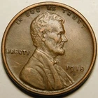 1918 D Lincoln Wheat Cent Penny EF - XF  Actual Coin Pictured