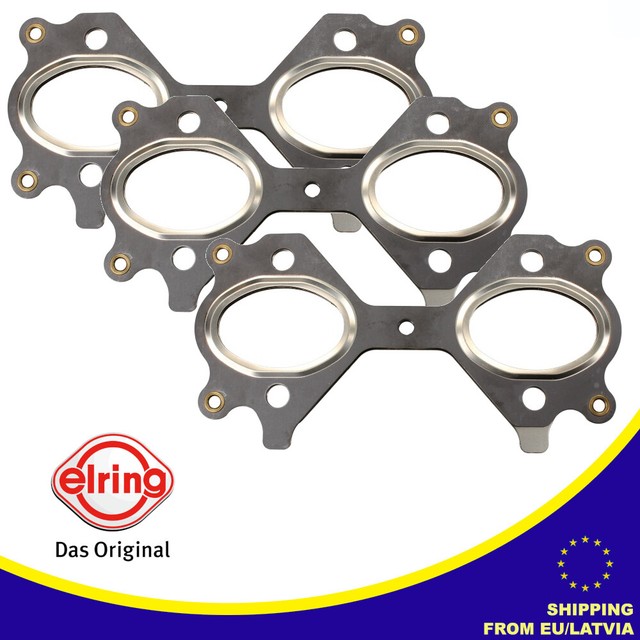 3 X ELRING 333.150 Exhaust Manifold Gasket for BMW M57 D30 6 cyl
