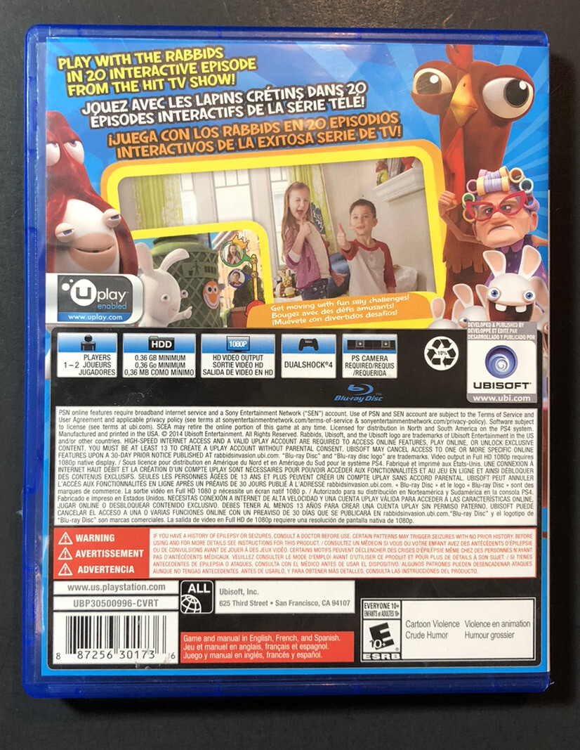 Rabbids Invasion [ The Interactive TV Show ] (PS4) USED | eBay