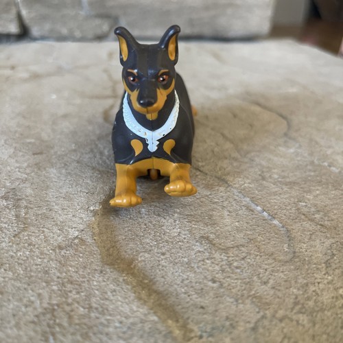 Burger king doberman Pinscher 2010 Brown -Dog figurine Toys 4In - Picture 2 of 5