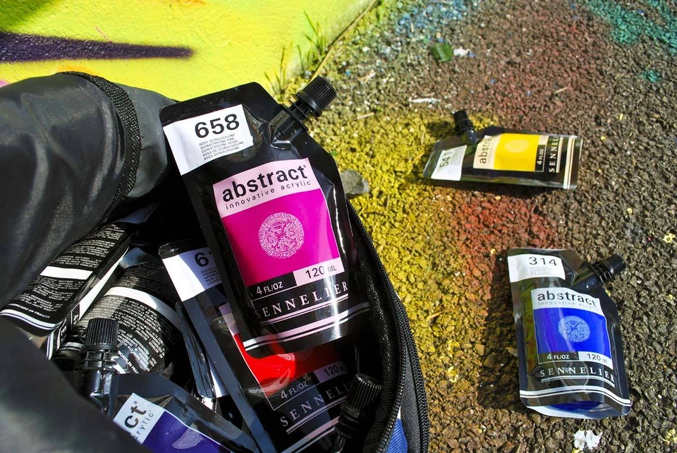 Sennelier ABSTRACT pastose Acrylfarben 120ml - Freie Auswahl aus 60 Farbtönen - Bild 3 von 4