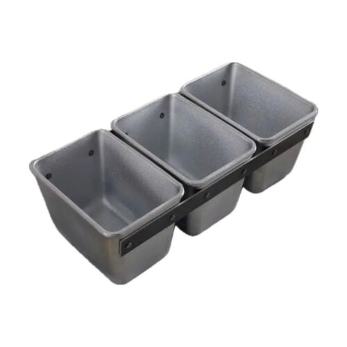 3 Stck. L11 Brotform Pfanne Laib Aluminium Form Backen Backgeschirr Küche - Bild 4 von 5