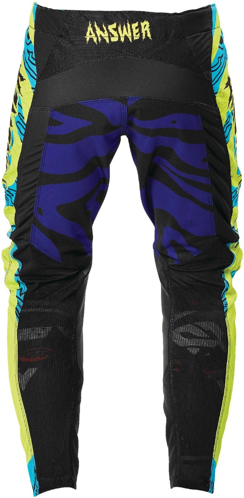 Open Box Answer Youth Arkon Hypno Mute On Dirt Bike Pants Hyper Acid/Astana - 26