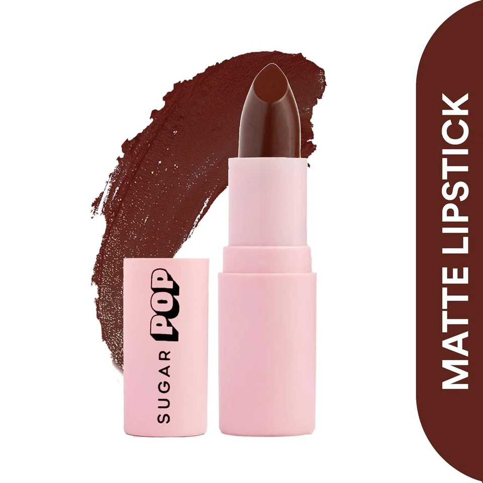 Lápiz labial mate SUGAR POP - 05 chocolate (marrón oscuro) 4,2 gm lápiz labial para mujer Foto 2 de 4
