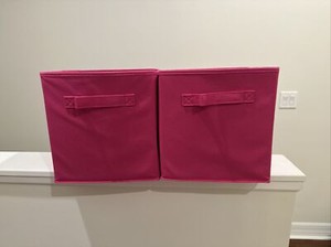 GUC #2 Collapsible Storage Cubes - Pink