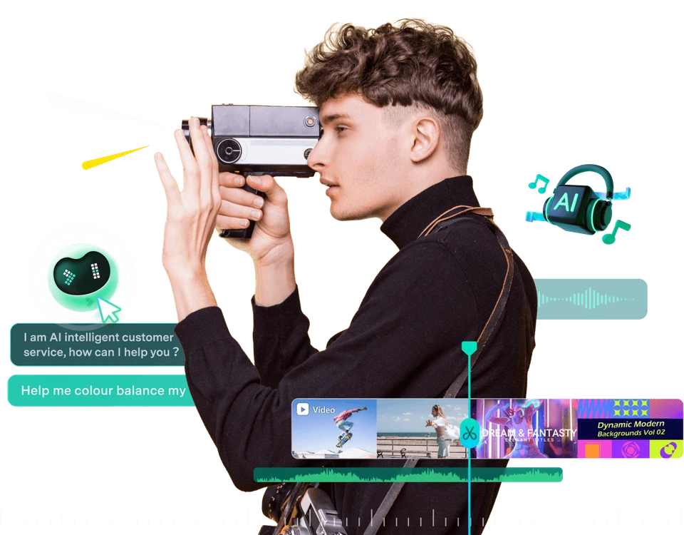 New : Wondershare Filmora 14 Video Editor for Windows Lifetime DVD - Image 3 of 4