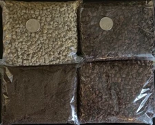 Bonsai soil Shohin particles 2.5 qts Akadama Orchiata Zeolite Lava Peat Perlite