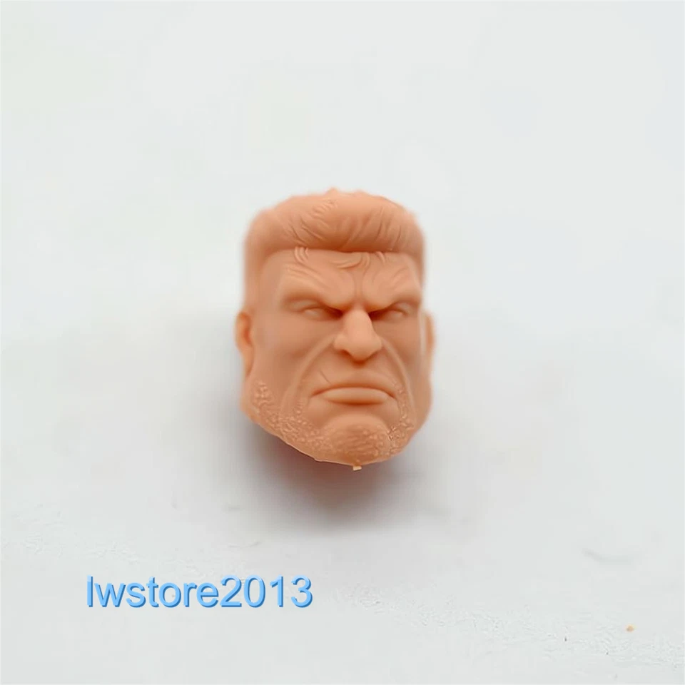 1:18 Calm Juggernaut Cain Marko Head Sculpt Carved For 3.75" Male Figure Body - Image 4 of 4