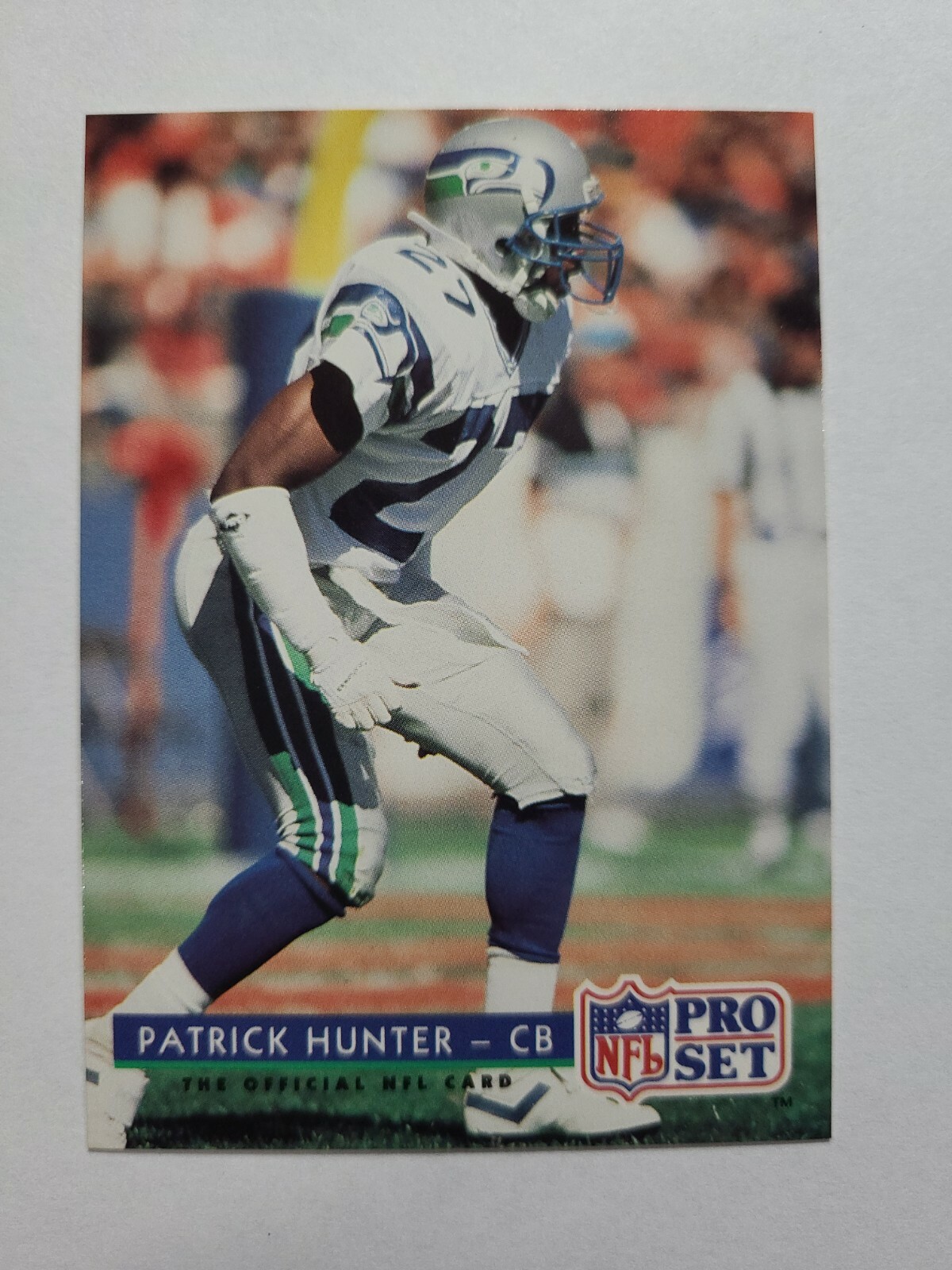PATRICK HUNTER 1992 PRO SET FOOTBALL CARD # 327 E6856