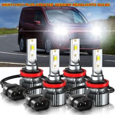 For Ford Transit Connect 2014-2023 Led Headlight Bulbs Highlow Beam Combo 4pcs