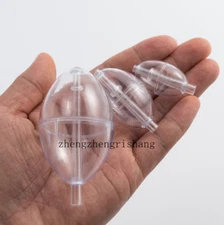 5pcs Fishing Slip Cast Spin Floats Fly Fishing Float Clear Plastic Bobbers S M L