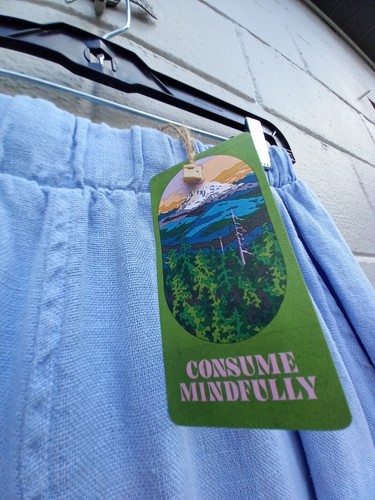 New Jungmaven Wide Leg Cambria Pant 100% Hemp Coastal Blue NWT size Small - Picture 6 of 12