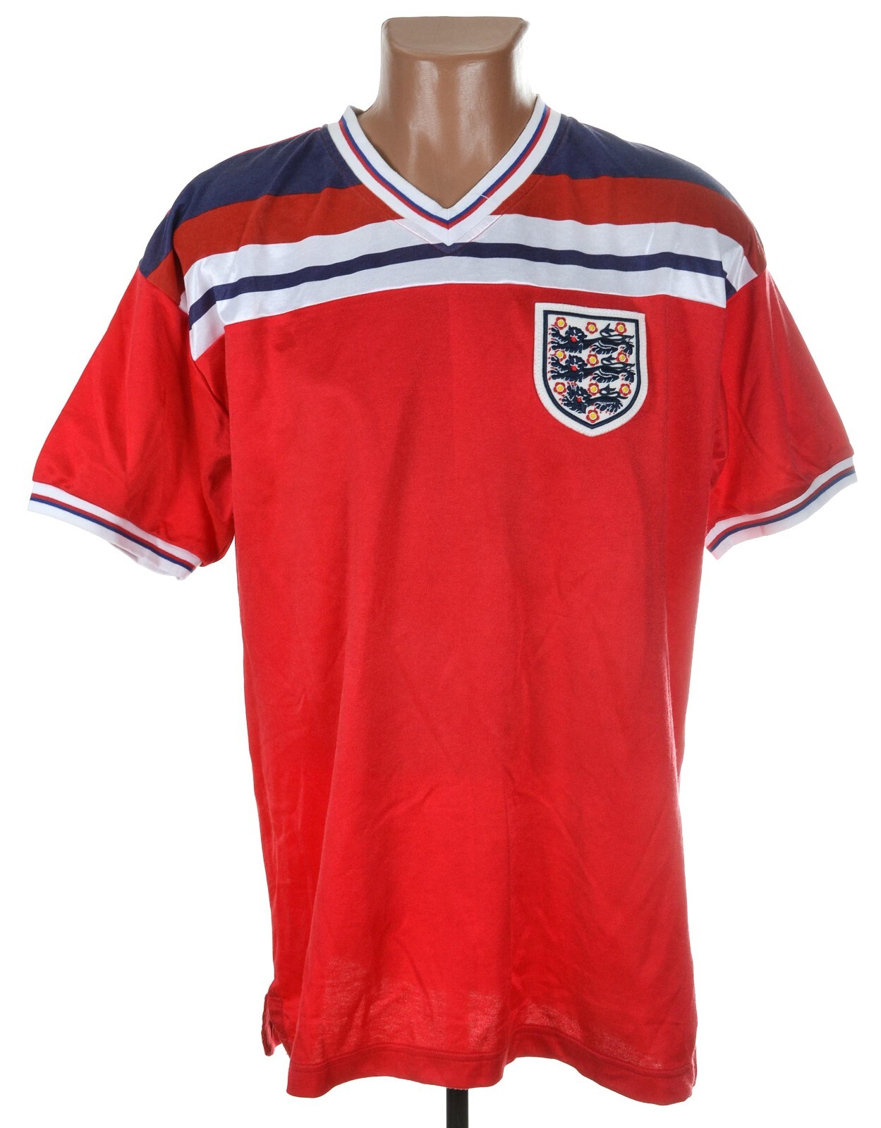 ENGLAND 1980/1983 AWAY FOOTBALL SHIRT SCORE DRAW RETRO REPLICA SIZE XL ADULT