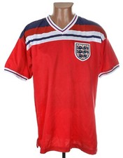 ENGLAND 1980/1983 AWAY FOOTBALL SHIRT SCORE DRAW RETRO REPLICA SIZE XL ADULT