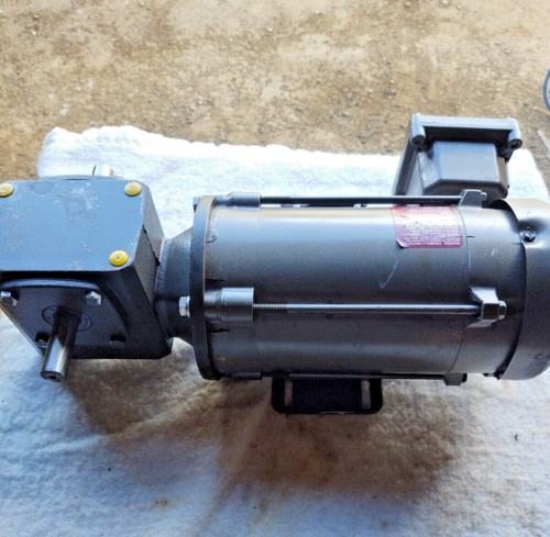 Baldor CM7006A Electric Motor For Hazardous Locations .5 HP & Gear Reducer - Picture 7 of 8