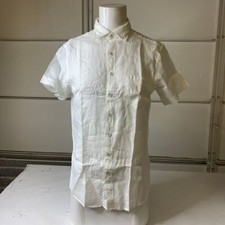 Rodd  Gunn Palm Beach Short Sleeve Sports Fit Shirt Men's Size L Snow