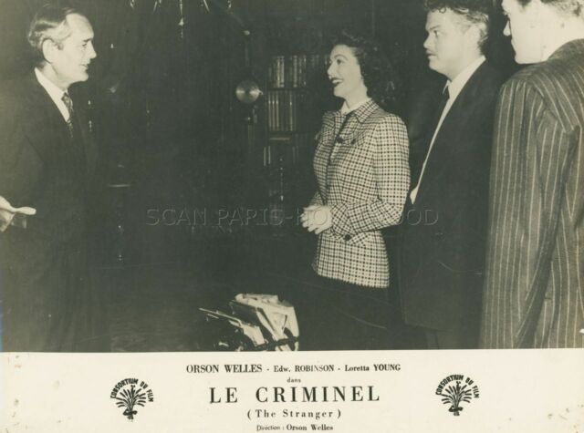 Orson Welles Loretta Young The Stranger 1946 Photo Genuine #15 Orson Welles Loretta Young The Stranger 1946 Photo Genuine #15