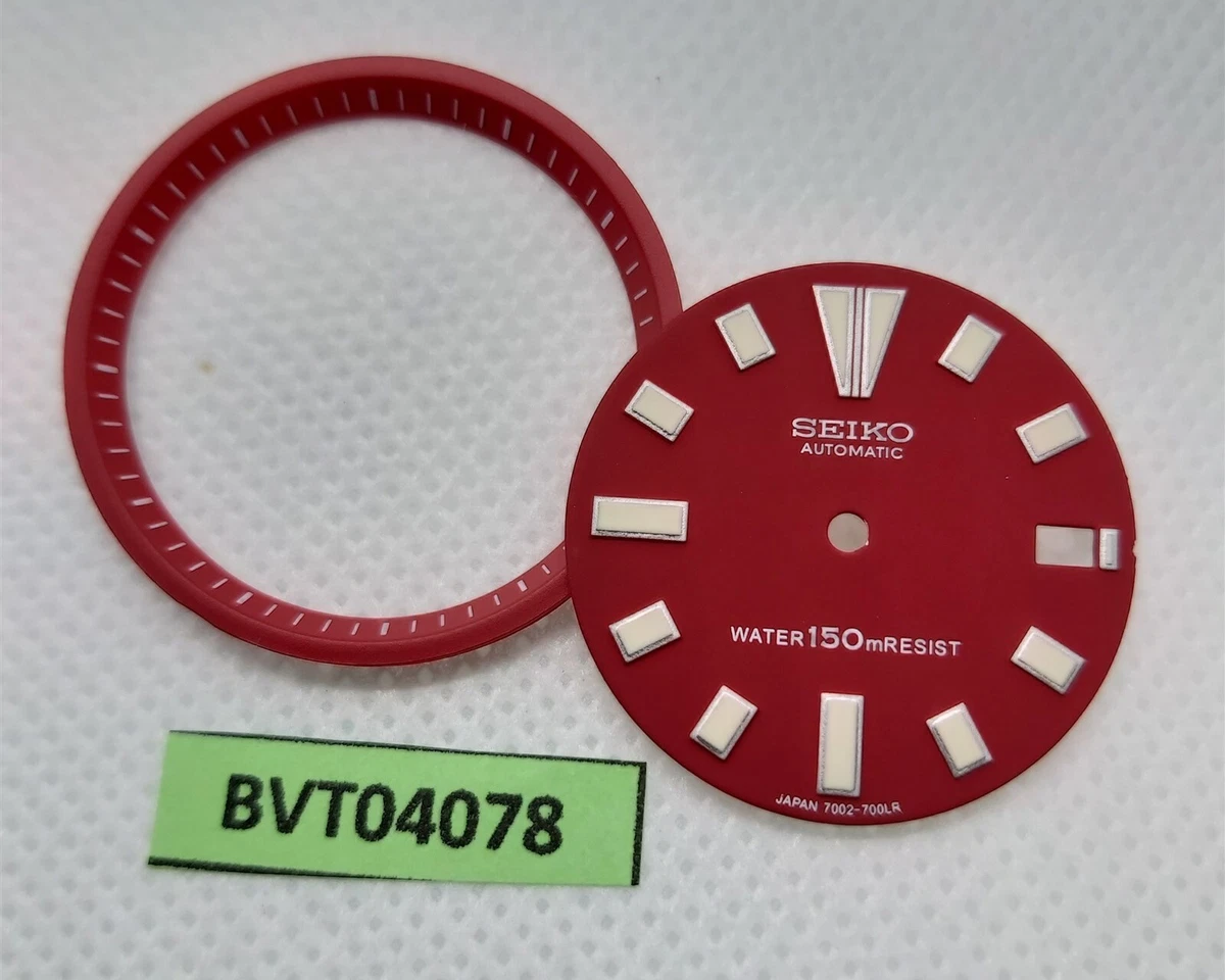 Seiko 7002 red best sale dial