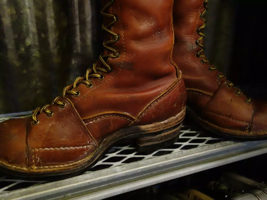 WESCO Wesco Highliner Logger Work Boots Vintage Motocross 9 1 2 D