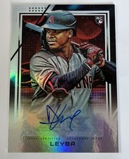 Domingo Leyba RC Rookie Autograph 2020 Topps Fire #FA-DL Arizona Diamondbacks