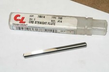 new CHICAGO-LATROBE #14 Carbide 140 [DEG] Bright Finish, 2 Straight Flutes Drill