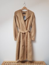 Polo Ralph Lauren Camel Beige Brown Wrap Wool Blend Coat Size L Premium Quality