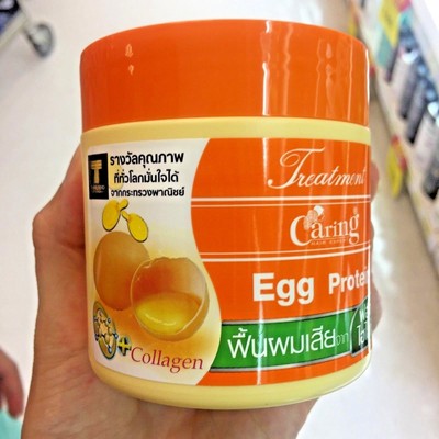 250 Ml Caring Egg Protein With Collagen Hair Treatment Free