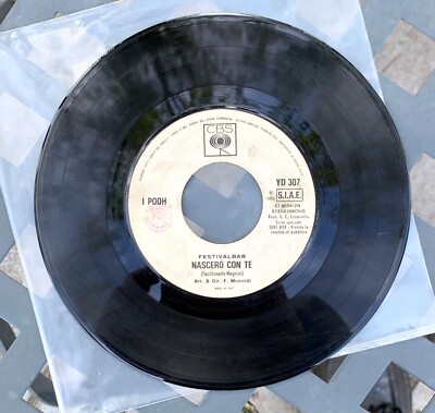 I POOH Ich werde mit dir geboren werden / MARCELLA Sonne, die aufgeht, Sonne, die stirbt 45 Umdrehungen JB 1972