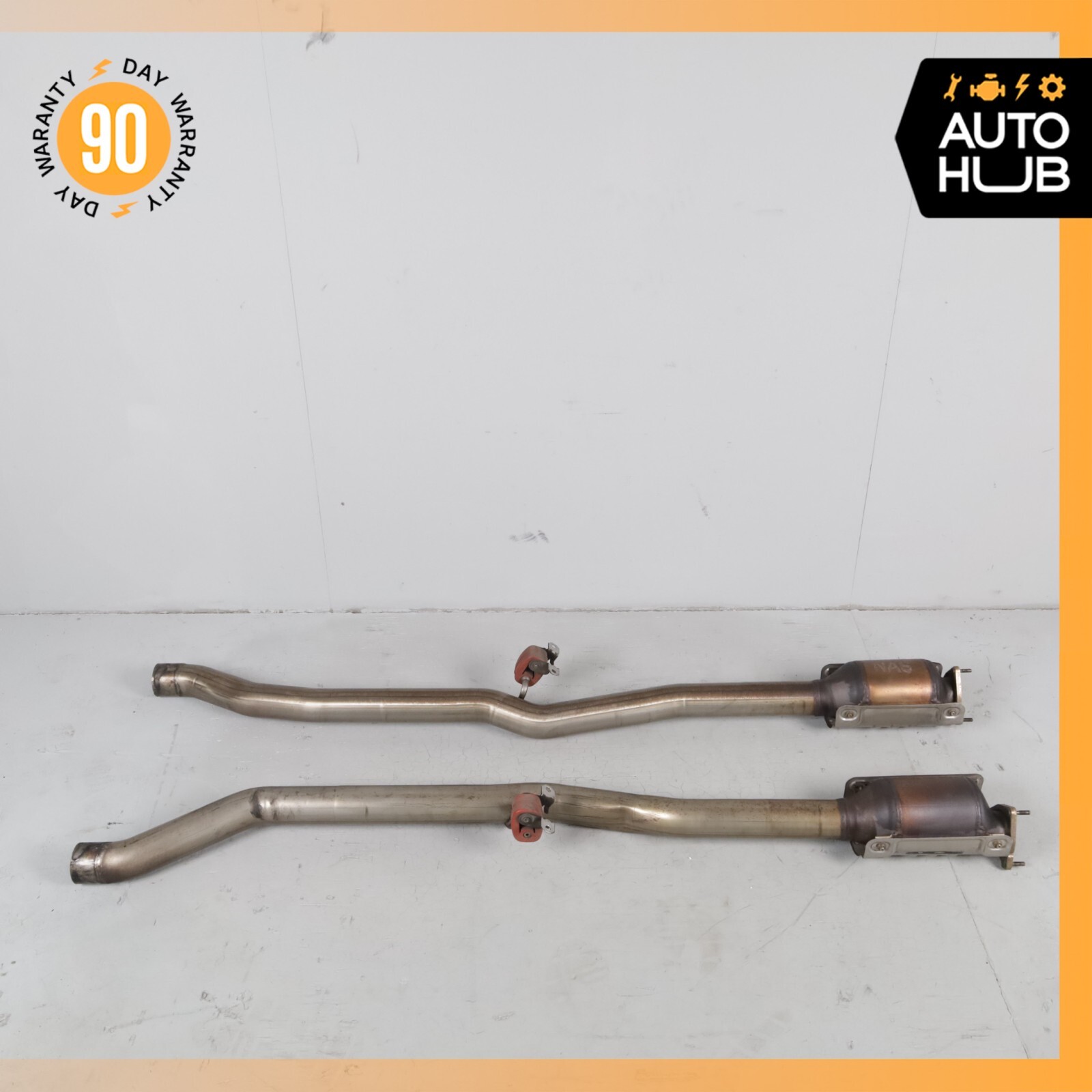 Bentley Continental GT 6.0L Middle Exhaust Downpipe Left & Right Side OEM 56k