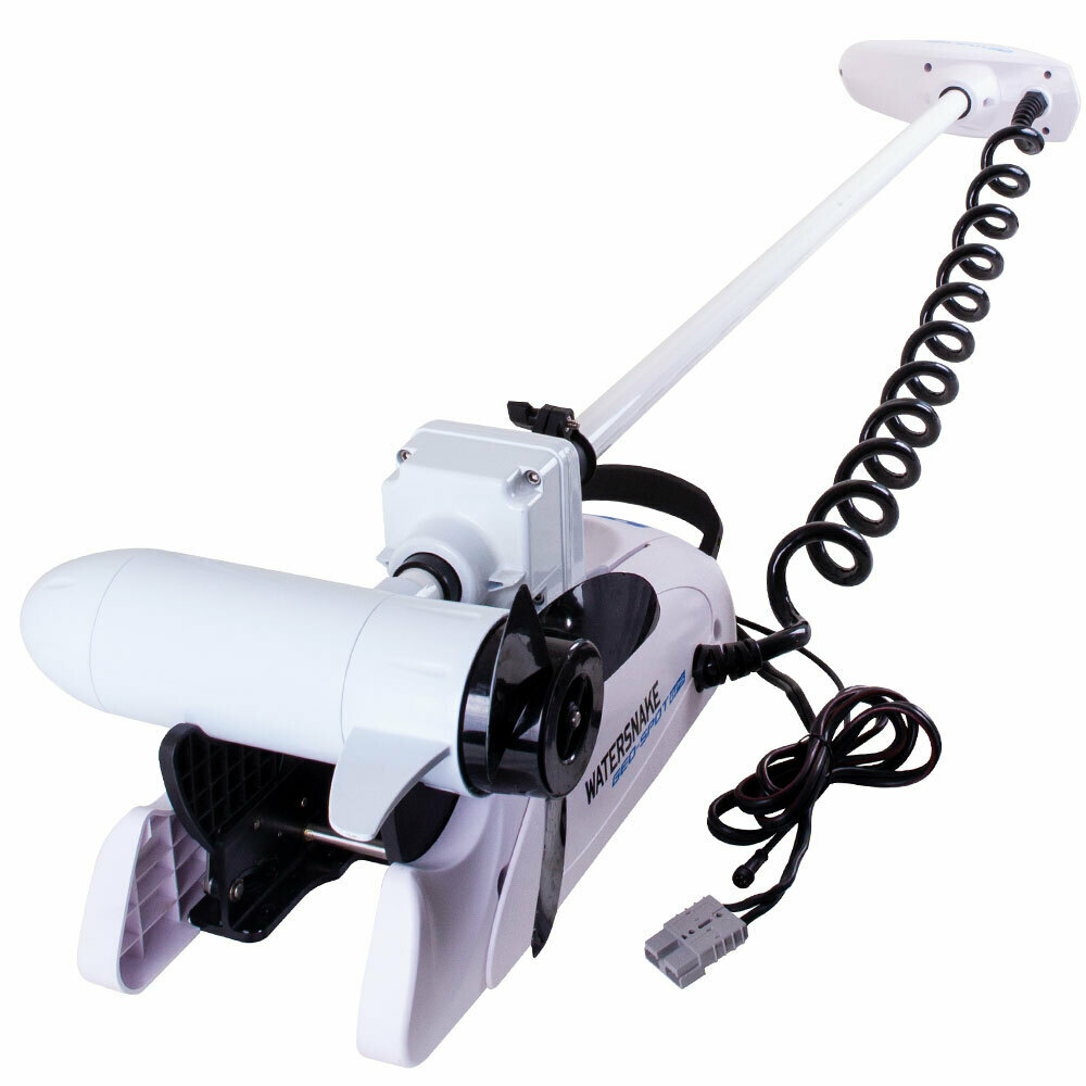 Watersnake Geo Spot GPS 65lb Bow Mount Electric Motor White (55313