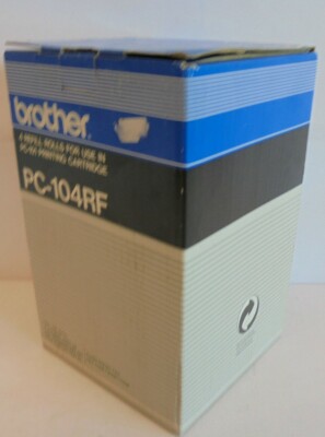 BROTHER PC-104RF Refill Rolls für Fax 1150P 1200P 1700P NEW