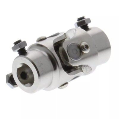 CPP UJ-6 3/4-DD X 3/4-DD set screw style U-Joint (Nickel)