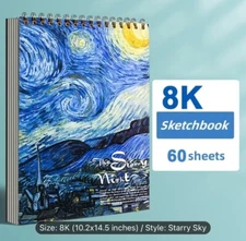 10 x 14.5 starry sky sketchbook NEW Shipping Included