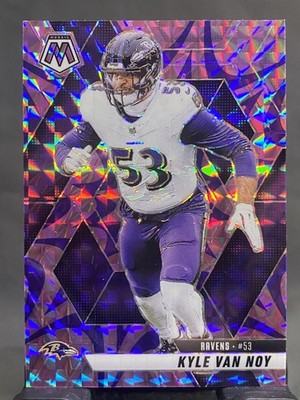2025 Panini Mosaic #13 Kyle Van Noy Mosaic Reactive Purple