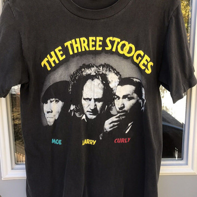 The Three Stooges memory T-shirt Black Unisex S to 5Xl XY51