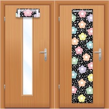 Wiooffen 2Pcs Composition Notebook Classroom Decor Pastel Flower Blackout Loc...