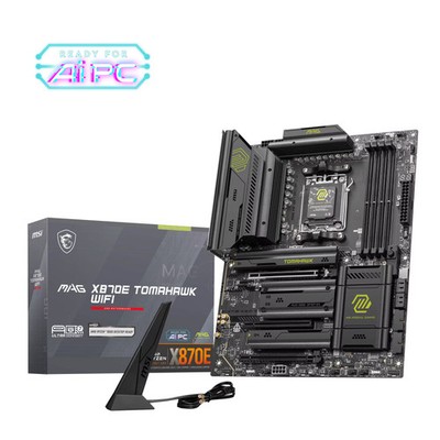 MSI - MAG X870E TOMAHAWK WIFI (Socket AM5) AMD X870 ATX DDR5 Wi-Fi 7 Motherbo...