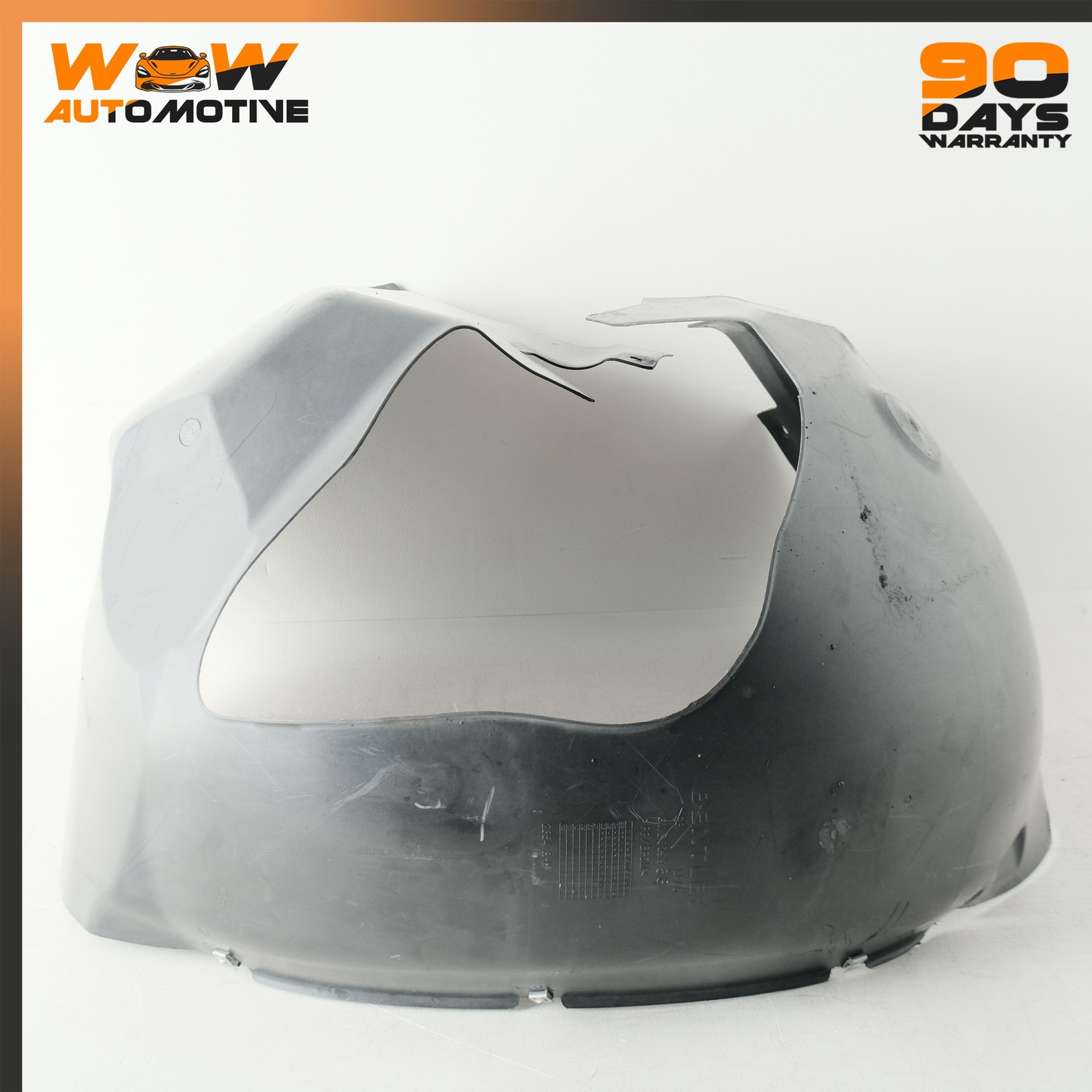 07-11 BENTLEY CONTINENTAL GTC FRONT RIGHT FENDER LINER SPLASH SHIELD OEM