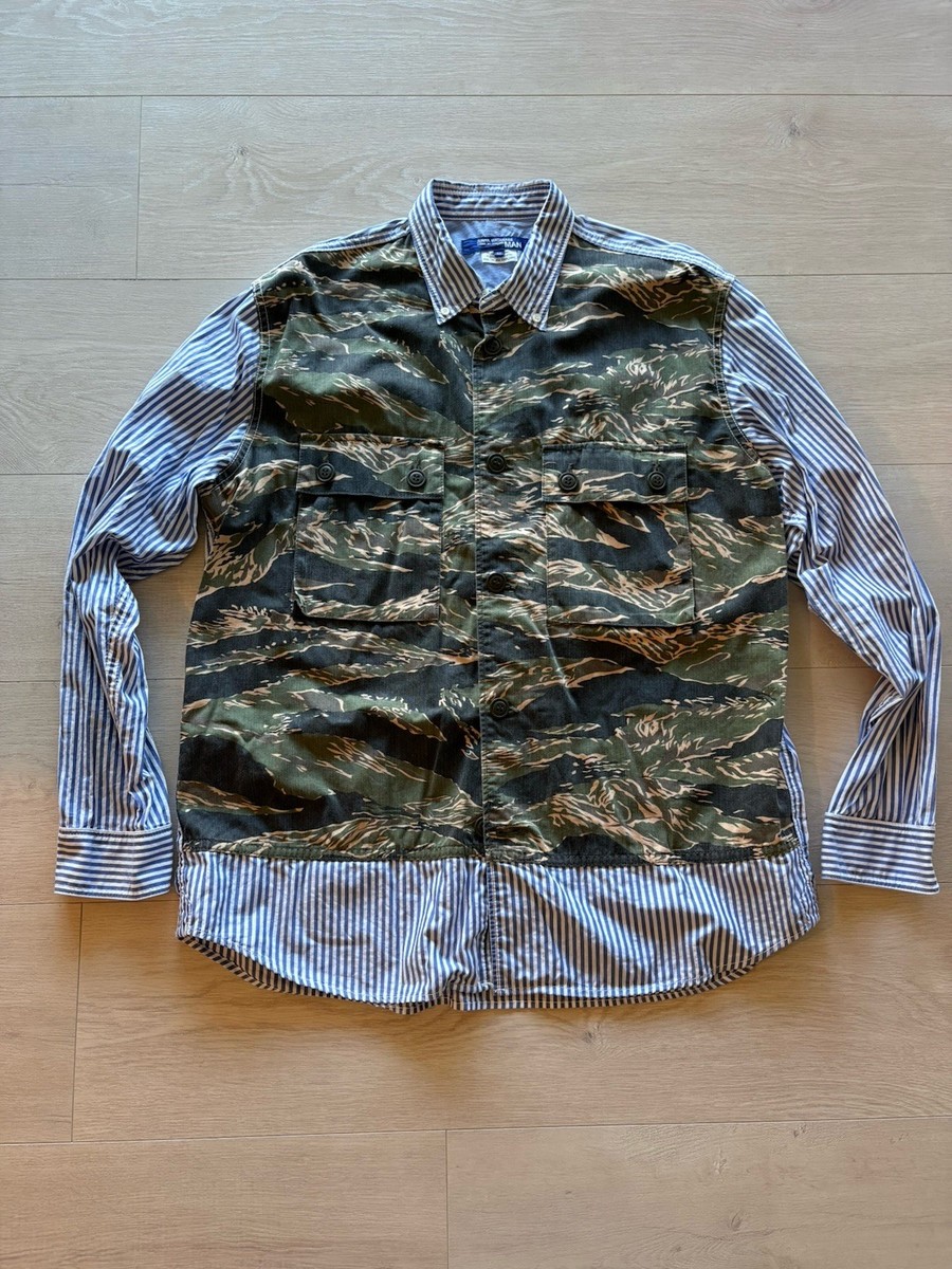 Junya Watanabe Comme Des Garçons Men Long Sleeve Shirt Camo Size M