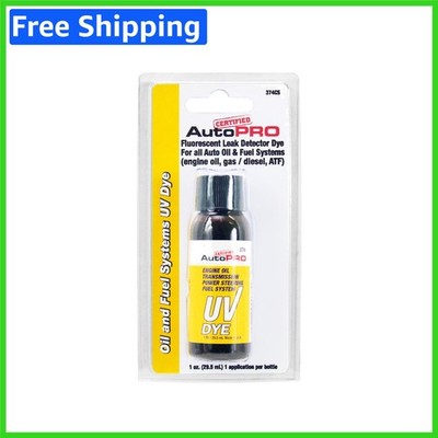 Certified UV Dye Leak Detection for Cars & Trucks - 1 Oz Professional Solution