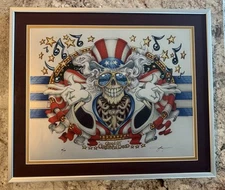 AJ Masthay "US Blues" - Pro Framed - METALLIC FOIL VARIANT - Signed, #’d LE/100