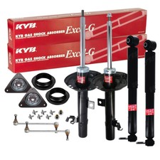 4x KYB Stoßdämpfer Domlager Stabi für NISSAN QASHQAI II J11 REANULT KADJAR HA HL
