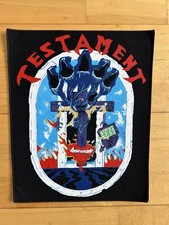 TESTAMENT BACKPATCH RÜCKENAUFNÄHER EXODUS KREATOR SODOM SLAYER MEGADETH ANTHRAX