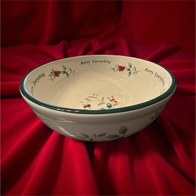 Pfaltzgraff Winterberry Merry Everything Bowl Dishwasher & Microwave Safe Chris 